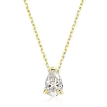 Polara Gems Radiant Moissanite Pendant Necklace