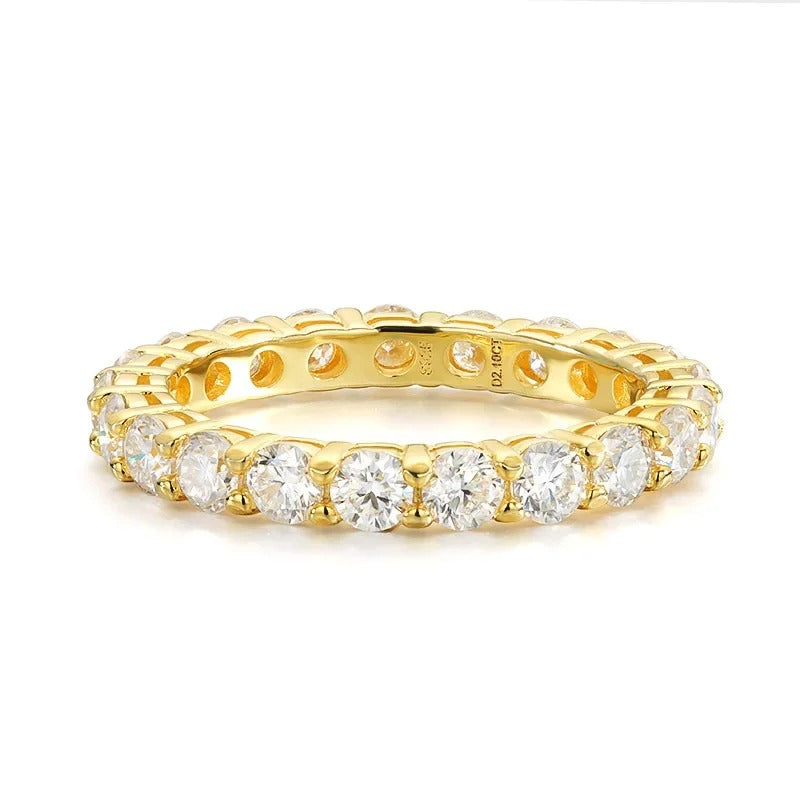 Endless Sparkle Moissanite Eternity Bands