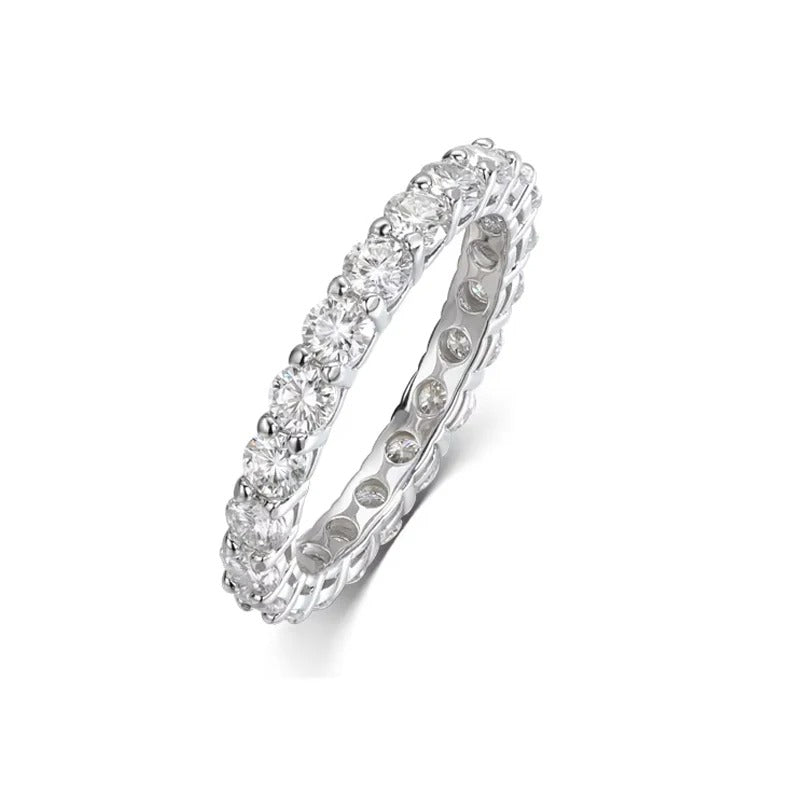 Endless Sparkle Moissanite Eternity Bands