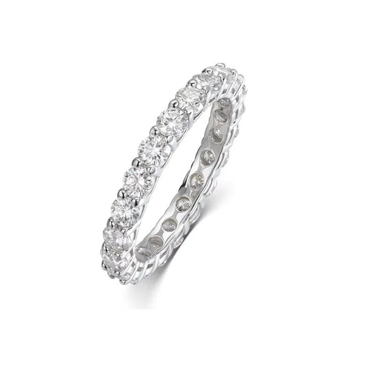 Endless Sparkle Moissanite Eternity Bands