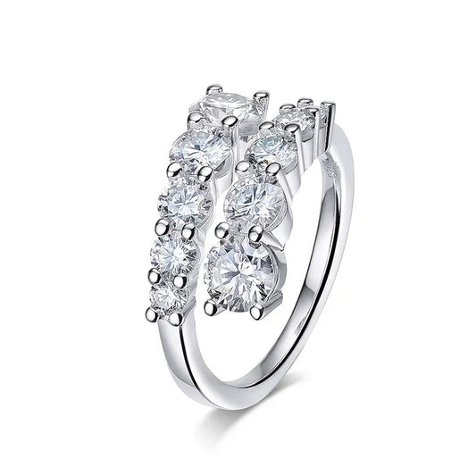 Holiday Radiance Moissanite Ring