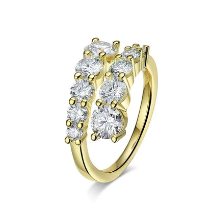 Holiday Radiance Moissanite Ring