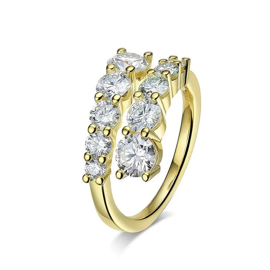 Holiday Radiance Moissanite Ring