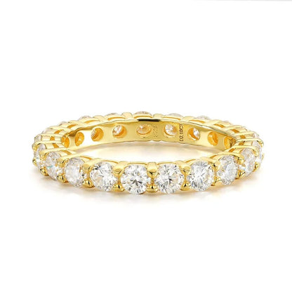 Endless Sparkle Moissanite Eternity Bands