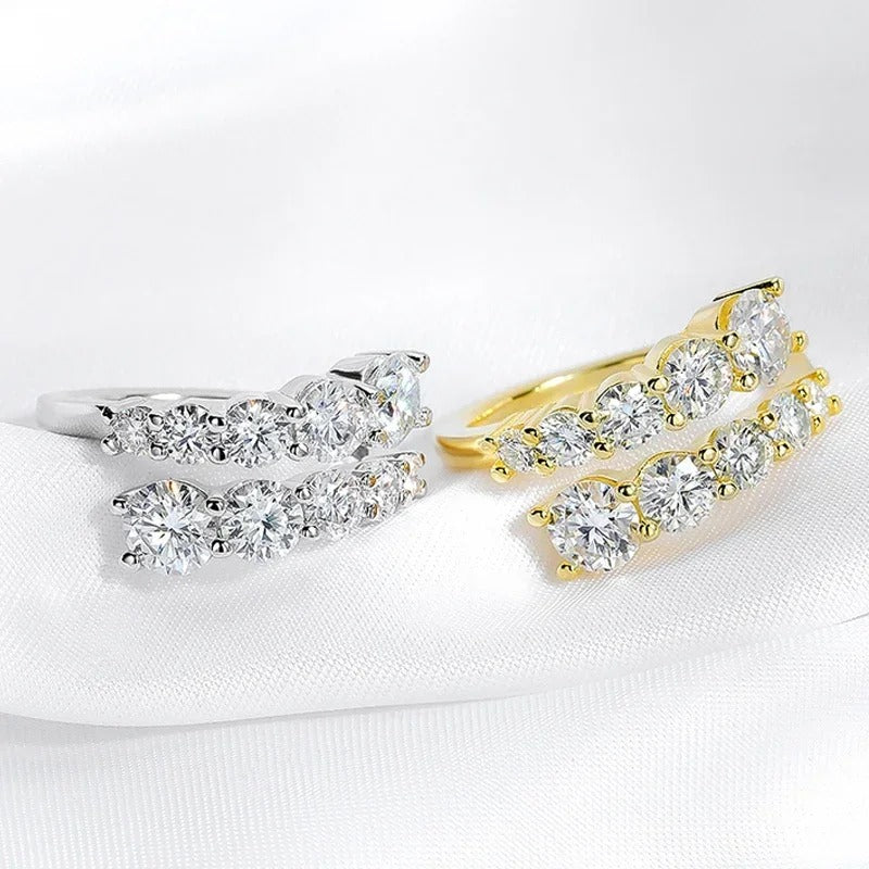 Holiday Radiance Moissanite Ring