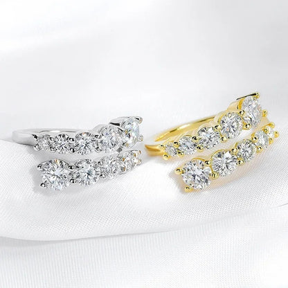 Holiday Radiance Moissanite Ring