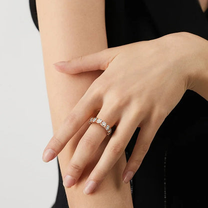 Endless Sparkle Moissanite Eternity Bands