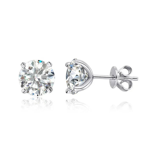 Polara Gems Moissanite Stud Earrings