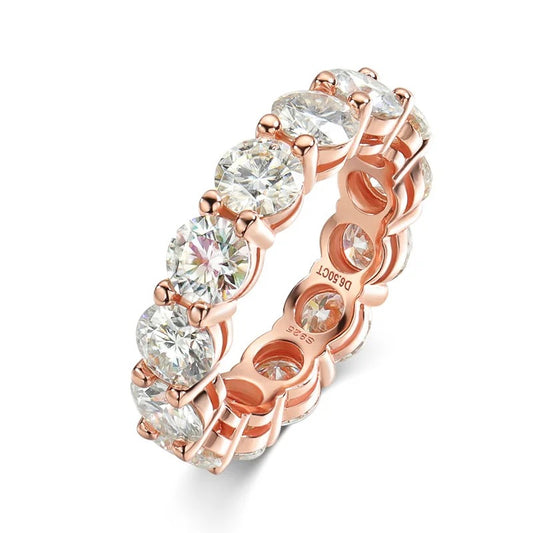 Endless Sparkle Moissanite Eternity Bands