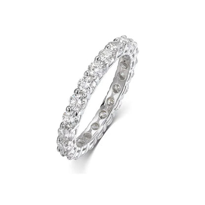 Endless Sparkle Moissanite Eternity Bands